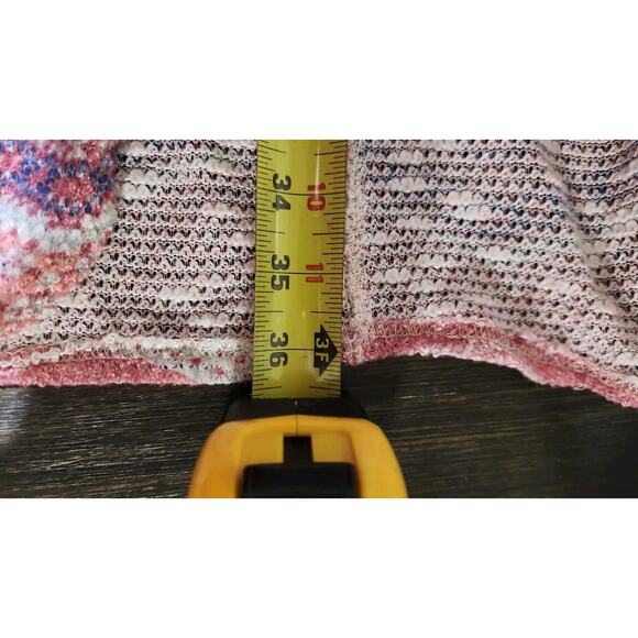 Mudd Women’s Short Sleeve Knit Cocoon Open Cardigan Sz Small Kimono Boho Hippie - Picture 5 of 9